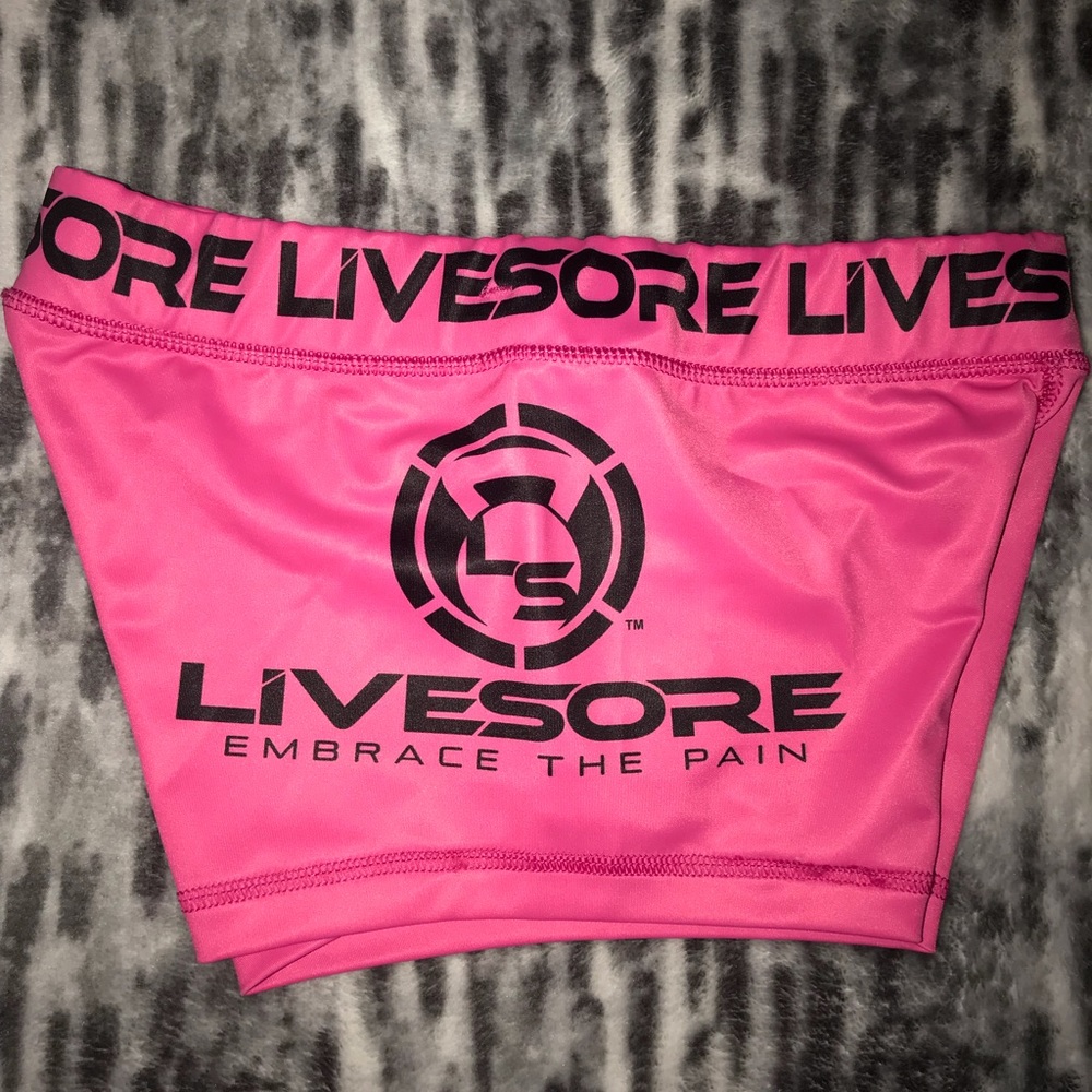 LiveSore pink shorts